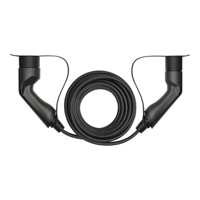 Deltaco e-Charge-kabel, typ 2 till typ 2, 1 fas, 16A, 7m_0