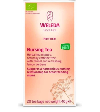 Weleda Nursing Tea 40gr 20 Tea Bags 2gr - Supports Healthy Lactation - picture