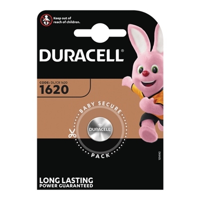 Duracell, CR 1620 Litium knapcellebatteri, 1pk_0