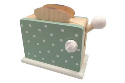 Magni Toaster, grøn med prikker_0