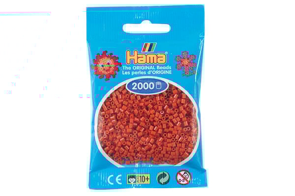 Hama mini perler mellem brun_1