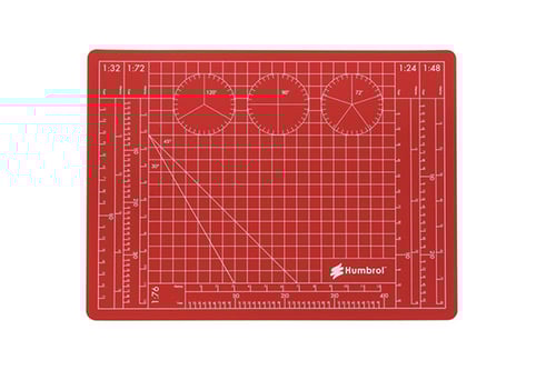 Humbrol Cutting Mat A4 Red_1