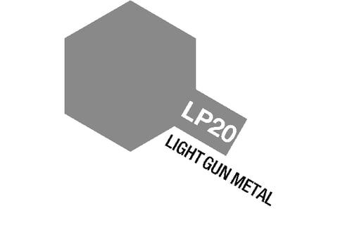 Tamiya Lacquer Paint LP-20 Light Gun Metal_0