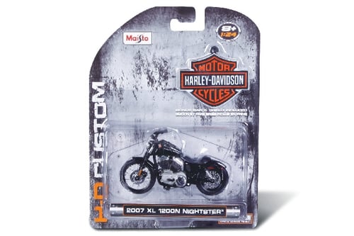 Harley-Davidson Motorcycles 1:24 ass. blister card_0