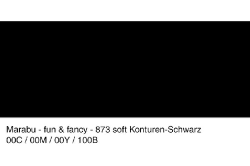 Marabu Fun & Fancy 80ml (873) Kontur Sort Soft_2