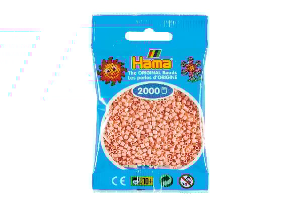 Hama mini perler lys fersken _0