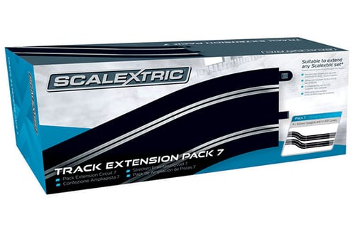 Track Extension Pack 7 - 4 X Straights & 4 X R4 Cu_1