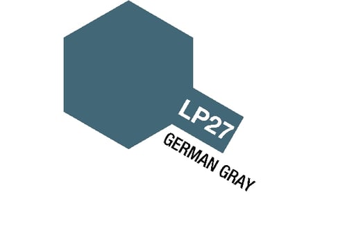 Tamiya Lacquer Paint LP-27 German Gray_0