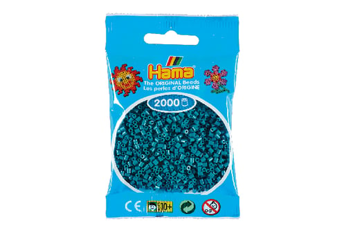 Hama mini perler petrol  - picture