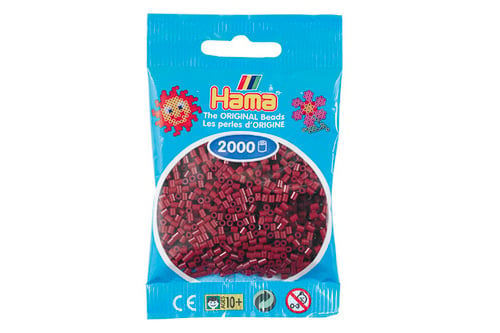 Hama mini perler rødbrun_2