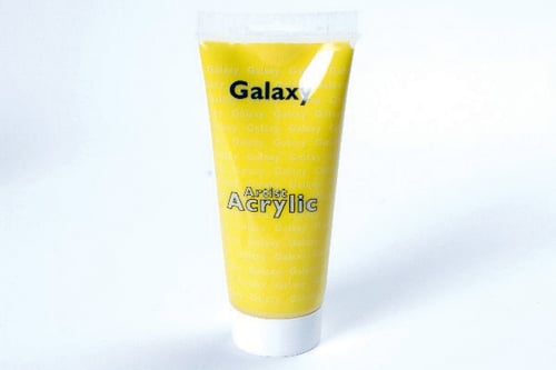 Galaxy Artist Acrylic 200ml primary yellow_2