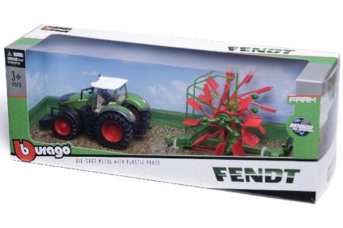 Tractor w/whirl rake Fendt 1050 Vario 10cm green_2