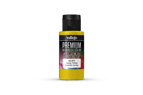 Vallejo Premium RC Color Candy Yellow, 60Ml._1