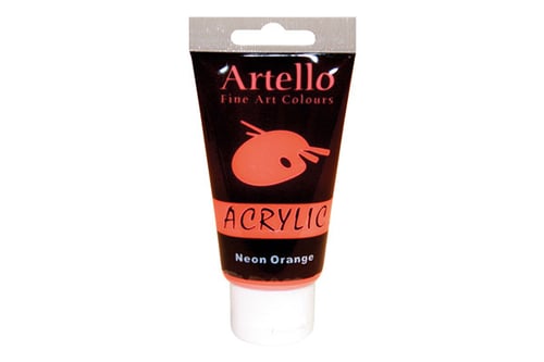 Artello Acrylmaling 75Ml Neon Orange_2