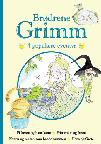 Brødrene Grimm - 4 populære eventyr Blå_0