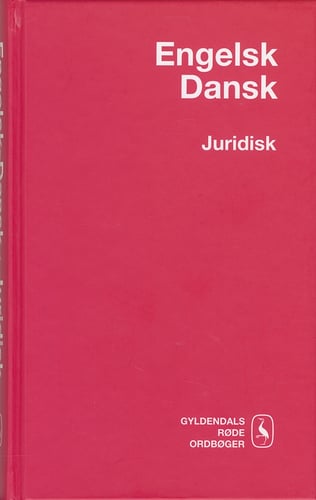 Engelsk-Dansk Juridisk Ordbog - picture