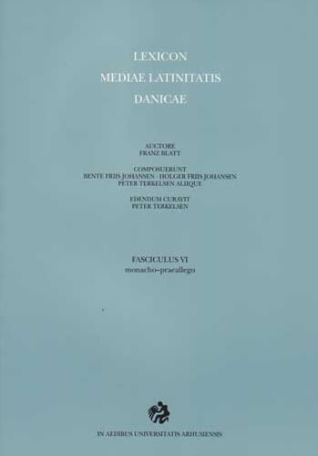 Lexicon mediae latinitatis Danicae 6 - picture