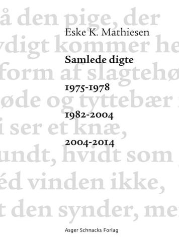 Samlede digte 1975-1978 1982-2004 2004-2014_0