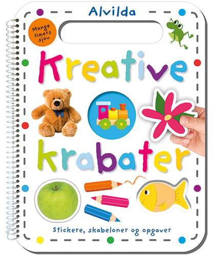 Kreative krabater - Stickere, skabeloner og opgaver - picture