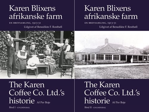 Karen Blixens afrikanske farm. En brevsamling 1913-31. Udgivet af Benedikte F. Rostbøll 1-2 - picture
