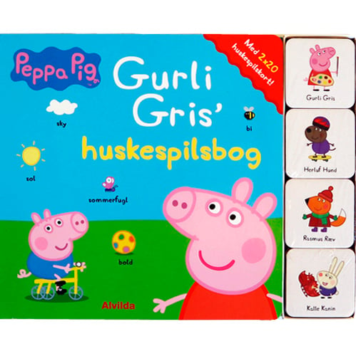 Peppa Pig - Gurli Gris' huskespilsbog (med 2 x 20 huskespilskort)_0