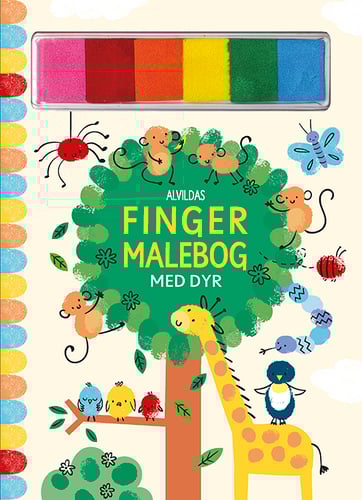 Alvilda's finger coloring book with animals - picture
