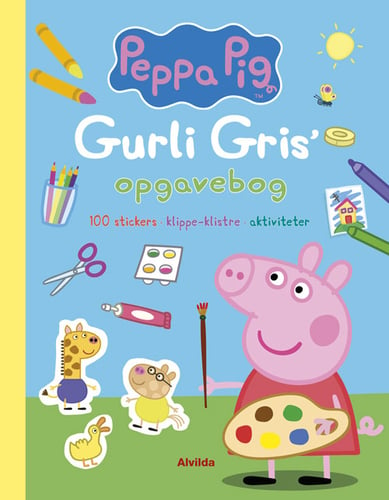 Peppa Pig - Gurli Gris’ opgavebog (100 stickers, klippe-klistre, aktiviteter)_0