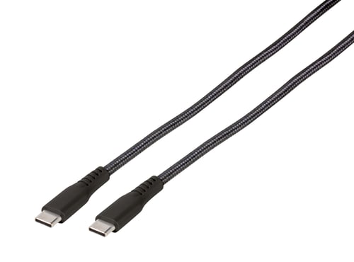 Vivanco Longlife USB-C/C 2.0 kaapeli 0.5m Sort   _2