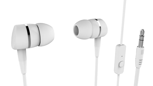 Vivanco SmartSound In-Ear Plugin Headset Hvid | Hverdag.dk