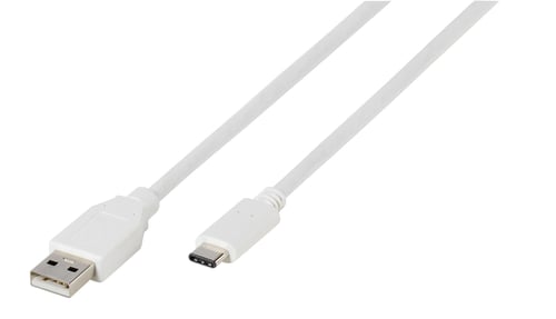 Vivanco USB-C/USB 2.0-kabel 1,2 m hvid   _0