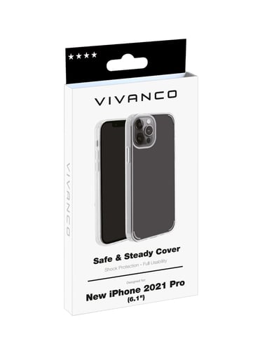 Vivanco Safe & Steady Cover iPhone 13 Pro Klar   _0