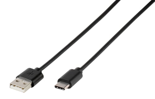 Vivanco USB-C/USB 2.0-kabel 1,2 m svart_2