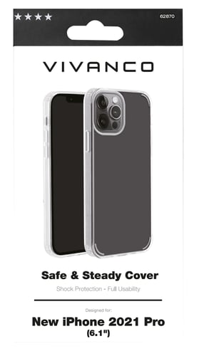 Vivanco Safe & Steady Cover iPhone 13 Pro Klar   _3