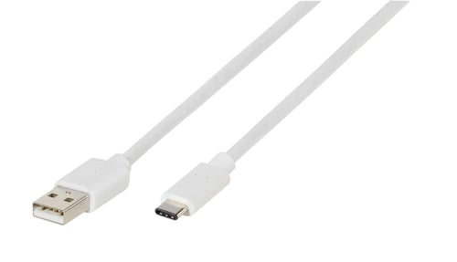 Vivanco USB-C to USB-A 2.0 cable 0.5m Hvid    - picture