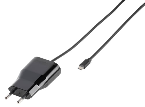 Vivanco Micro USB Home/Travel Charger 1A 1m Sort   _0