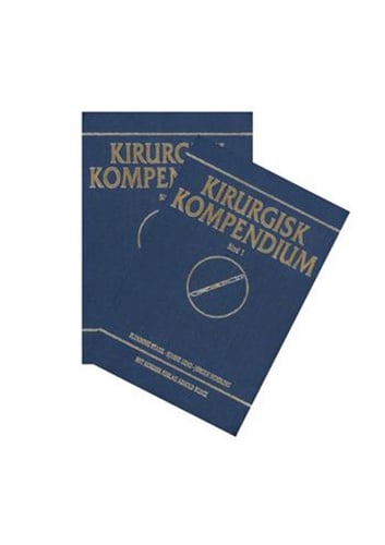Kirurgisk Kompendium; bind 1-2 - picture