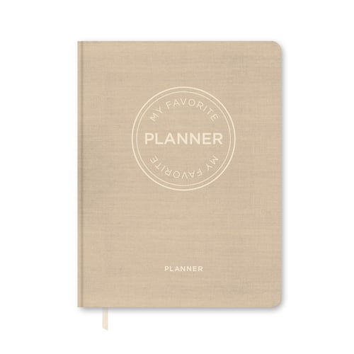 MY FAVORITE PLANNER Udateret Planner / Lys Sand_0