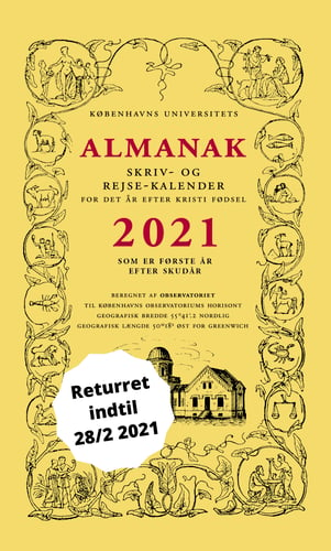 Universitetets Almanak Skriv- og Rejsekalender 2021 - picture