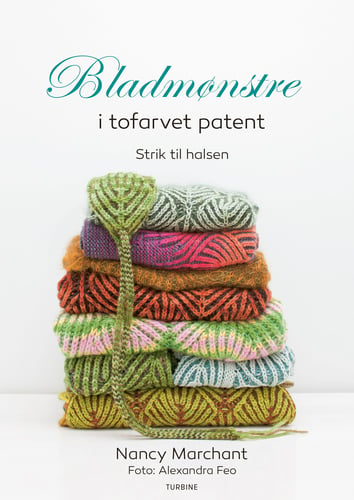 BLADMØNSTRE I TOFARVET PATENT - picture