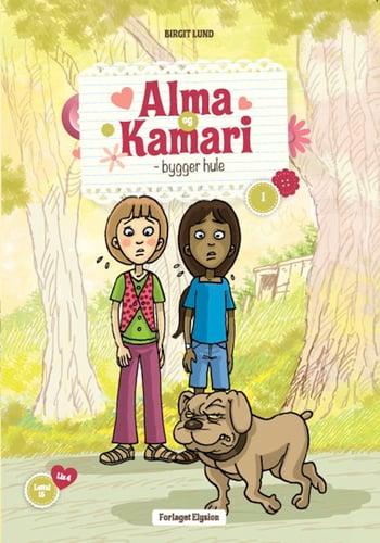 Alma og Kamari bygger hule - picture