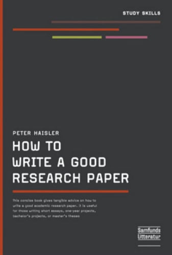 How to write a good Research Paper - picture