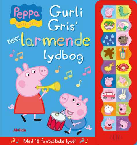 Peppa Pig - Gurli Gris' super-larmende lydbog (med 18 fantastiske lyde)_0
