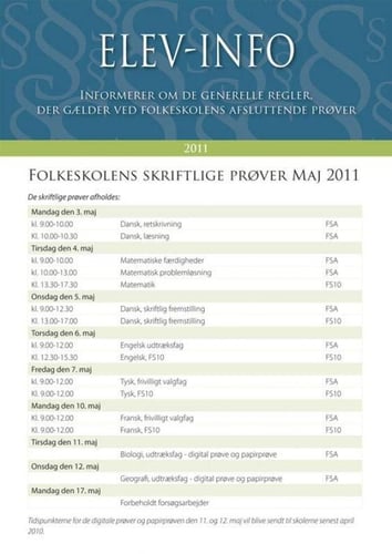 Elev-info 2012
