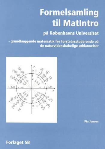 Formelsamling til MatIntro på Københavns Universitet - picture