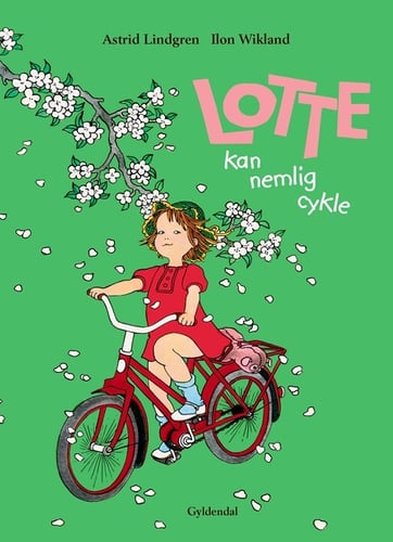 Lotte kan nemlig cykle - picture