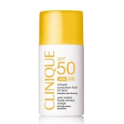 Clinique Mineral Sunscreen Fluid For Face SPF 50 30ml High Protection - Sensitive Skin_0