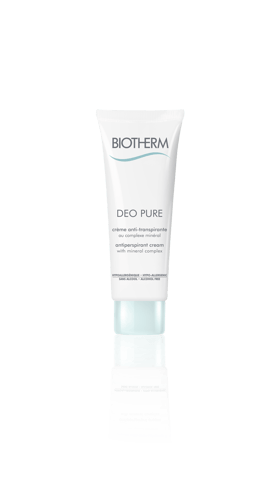 Biotherm Deo Pure Antiperspirant Cream 75ml Alcohol Free - With Mineral Complex - For Sensitive Skin_0