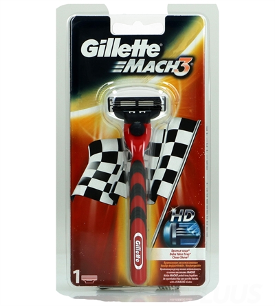 Gillette Mach3 Skraber Race Edition 1 Stk + 1 Blad | Hverdag.dk