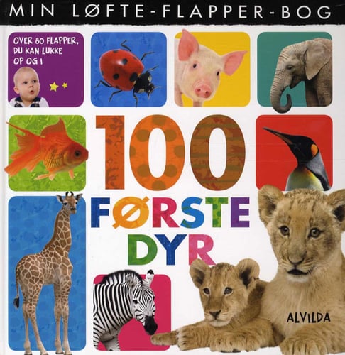 Min løfte-flapper-bog - 100 første dyr_0