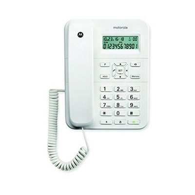 Fastnettelefon Motorola E08000CT2N1GES38, Hvid_0